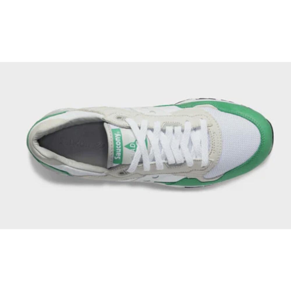Saucony Originals Shadow 5000 White Green Suede Mens Size 9 NEW Fast Ship - Picture 12 of 12